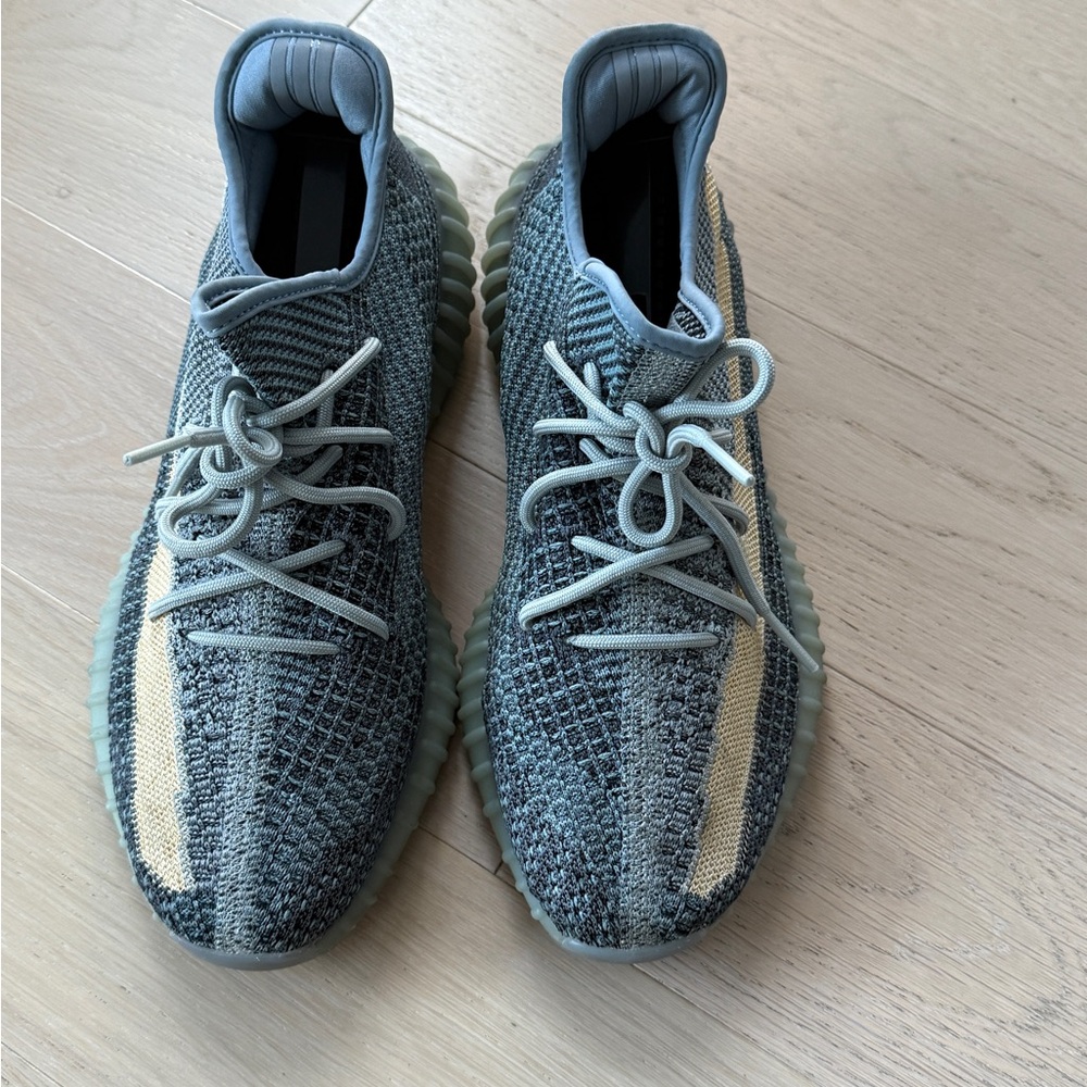 Adidas Yeezy Boost 350 V2 Ash Blue and Yellow Hue